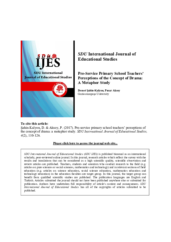 (PDF) Pre-Service Primary School Teachers’ Perceptions of the Concept ...