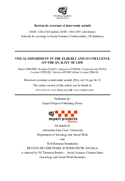 (PDF) Visual Impairment in the Elderly and its Influence on the Quality ...