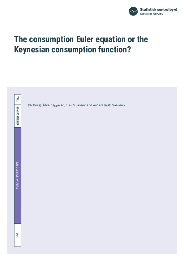 (PDF) The Consumption Euler Equation or the Keynesian Consumption