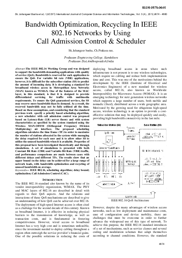 (PDF) Bandwidth Optimization , Recycling In IEEE 802 . 16 Networks by ...