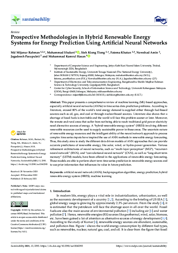 (PDF) Prospective Methodologies in Hybrid Renewable Energy Systems for ...