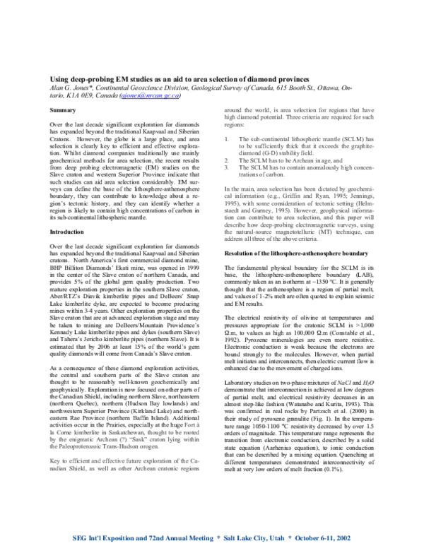 (PDF) Using deep-probing EM studies as an aid to area selection of ...