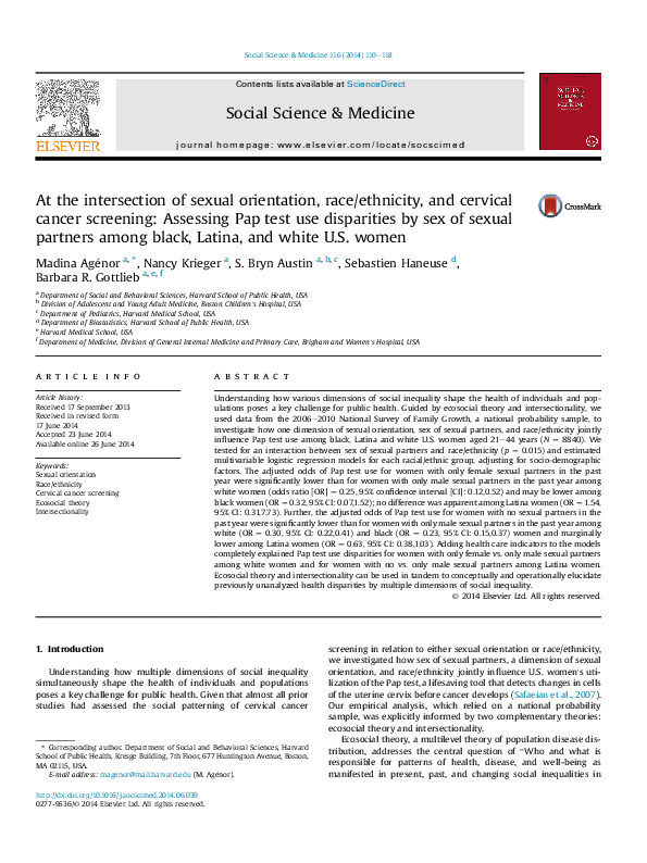 (PDF) At the intersection of sexual orientation, race/ethnicity, and ...