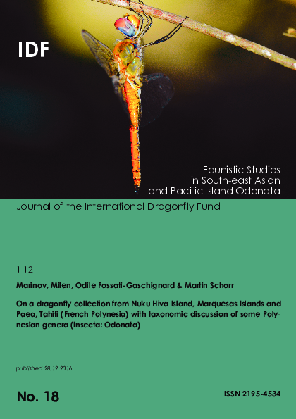 (PDF) On a dragonfly collection from Nuku Hiva Island, Marquesas ...