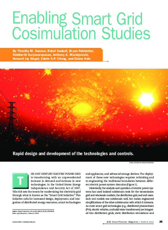 (PDF) Enabling Smart Grid Cosimulation Studies: Rapid Design and ...