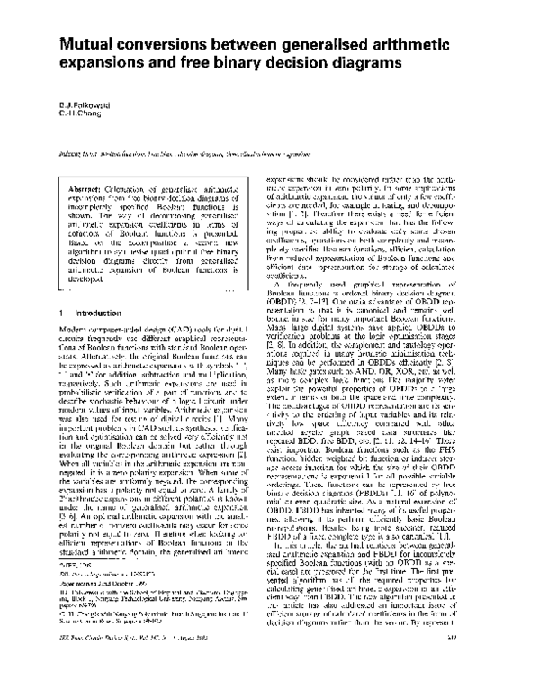 (PDF) Mutual conversions between generalised arithmetic expansions and ...