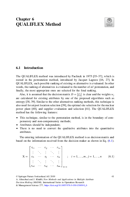 (PDF) QUALIFLEX Method