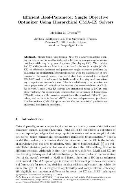 (PDF) Efficient Real-Parameter Single Objective Optimizer Using ...