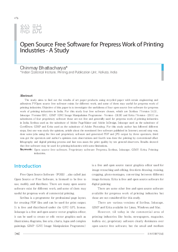 (PDF) Open Source Free Software for Prepress Work of Printing ...