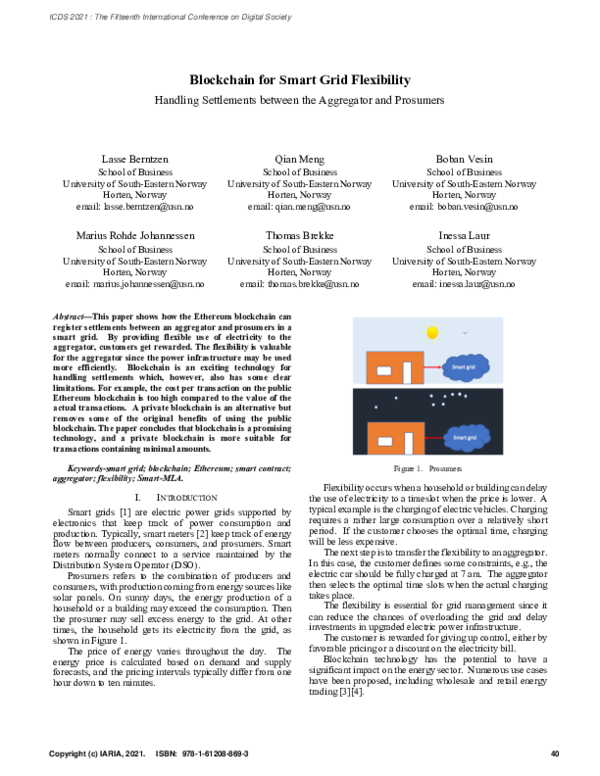 (PDF) Blockchain for Smart Grid Flexibility Handling Settlements ...