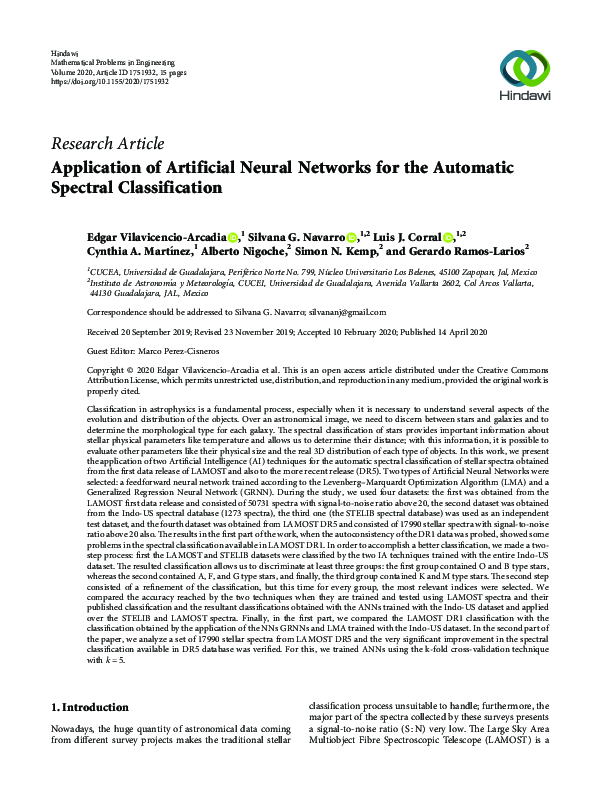 (PDF) Application of Artificial Neural Networks for the Automatic ...