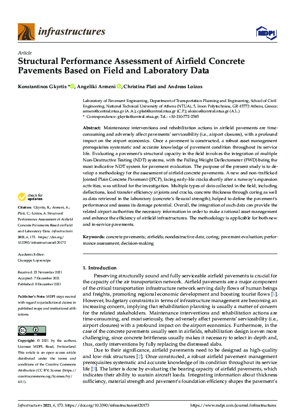 (PDF) Structural Performance Assessment of Airfield Concrete Pavements ...