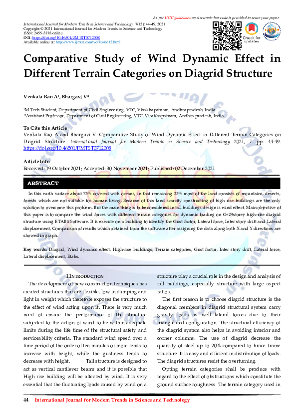 (PDF) Comparative Study of Wind Dynamic Effect in Different Terrain ...