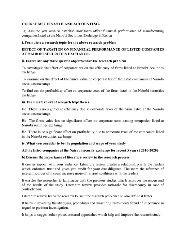 (DOC) Research Methods Assignment 1