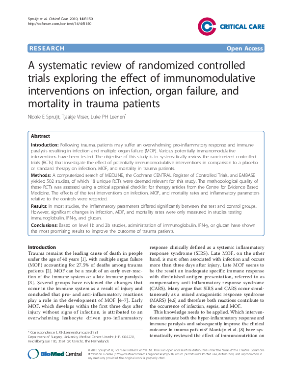 (PDF) A systematic review of randomized controlled trials exploring the ...