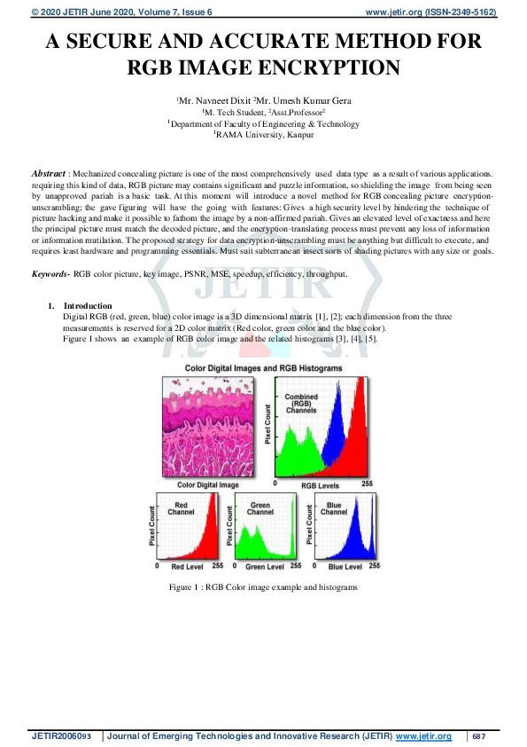 (PDF) A Secure and Accurate Method for RGB Image Encryption