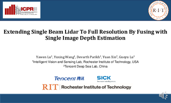 (PDF) Extending Single Beam Lidar To Full Resolution By Fusing with ...