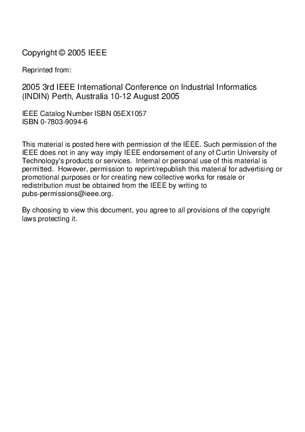 (PDF) Copyright © 2005 IEEE