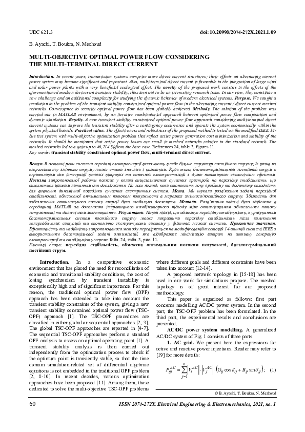 (PDF) Multi-objective optimal power flow considering the multi-terminal ...
