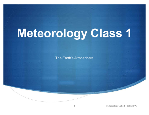 (PPT) Aviation Meteorology