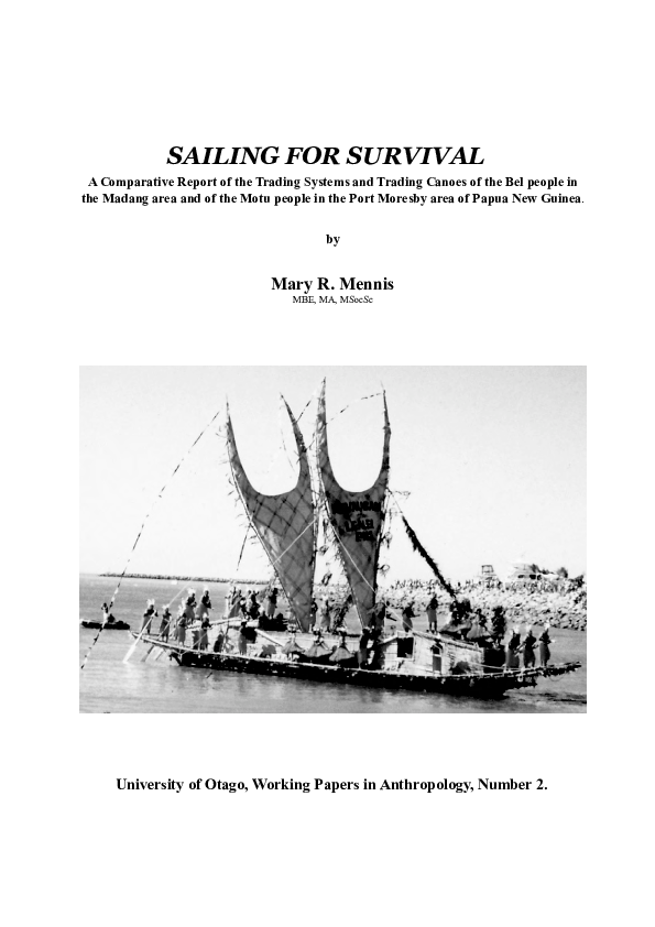 (PDF) Sailing for Survival