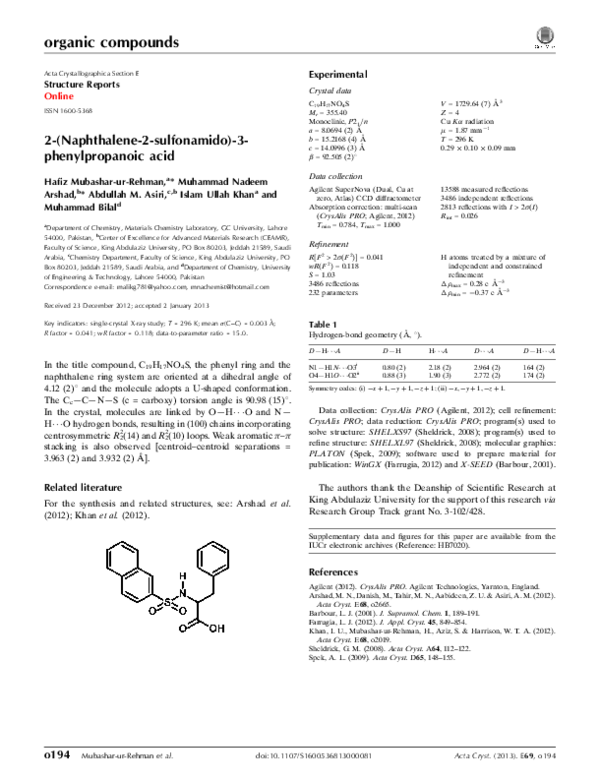 2-(Naphthalene-2-sulfonamido)-3-phenylpropanoic acid