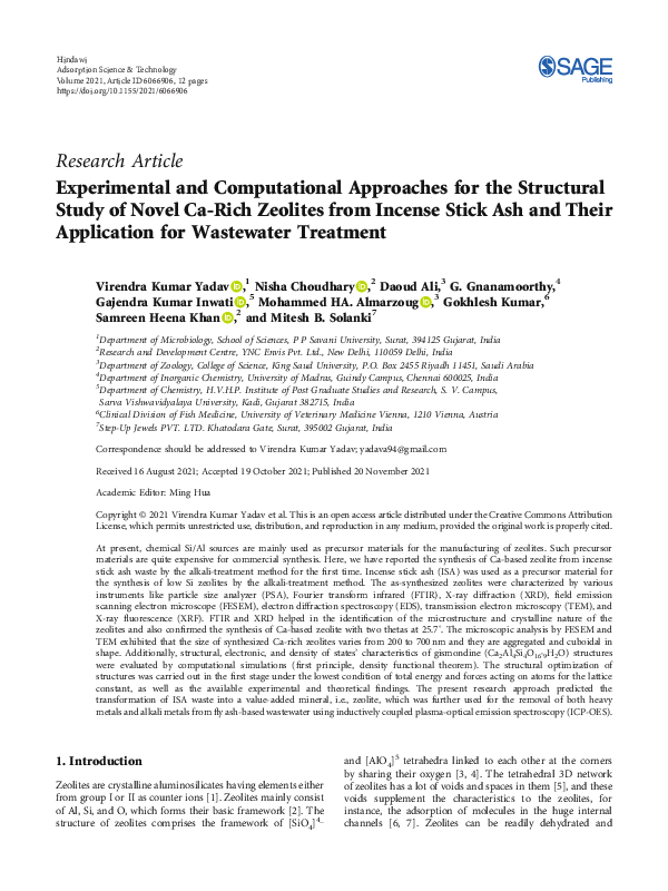 (PDF) Experimental and computational approaches for the study of ...