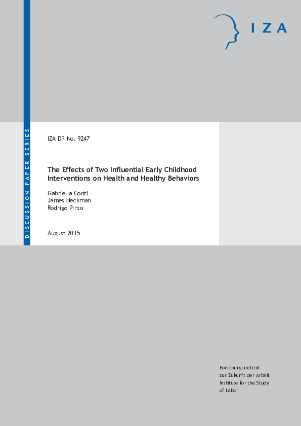 (PDF) The Effects of Two Influential Early Childhood Interventions on ...