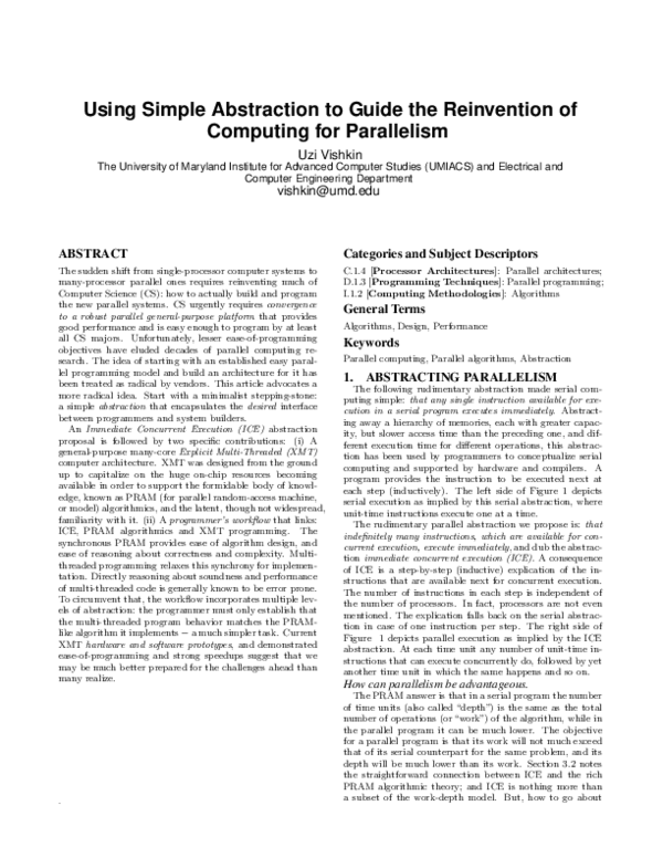 (PDF) Using Simple Abstraction to Guide the Reinvention of Computing ...