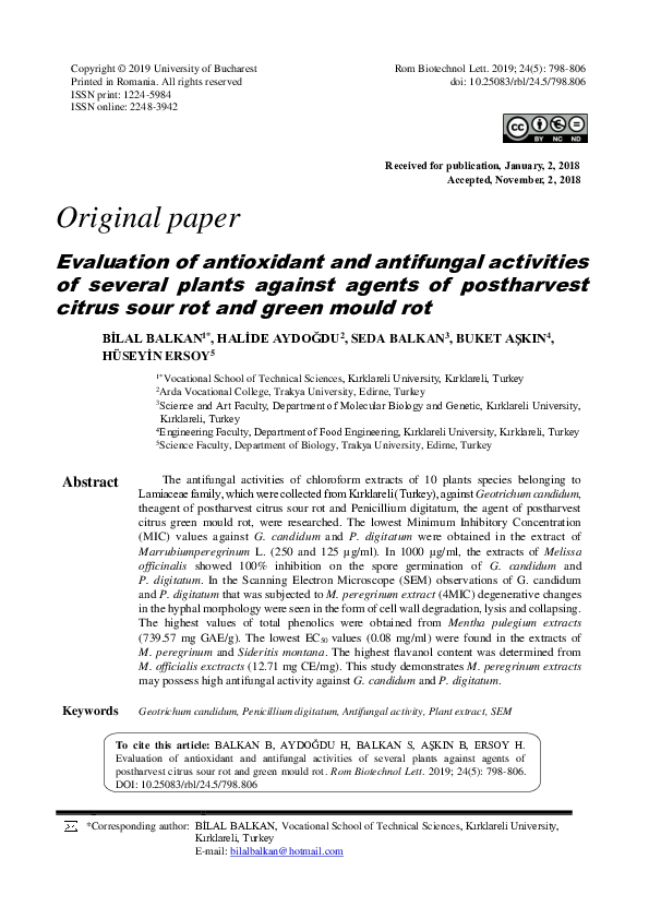 (PDF) Evaluation of antioxidant and antifungal activities of pumpkin by