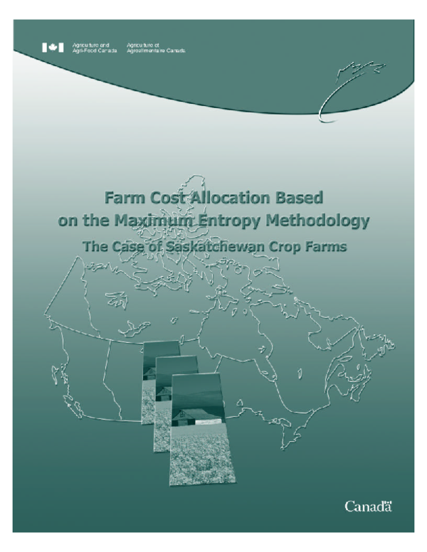 (PDF) Farm Cost Allocation Based on the Maximum Entropy Methodology ...
