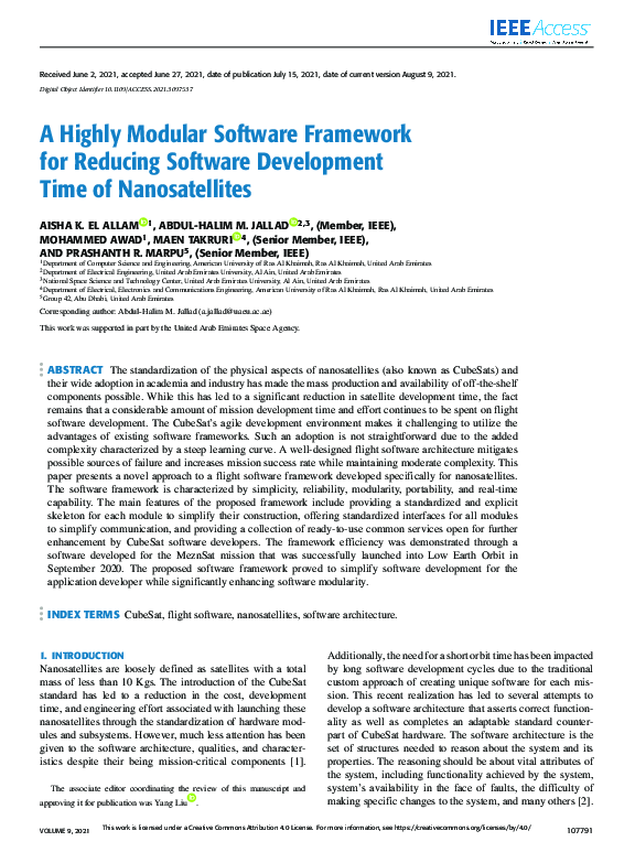 (PDF) A Highly Modular Software Framework for Reducing Software ...