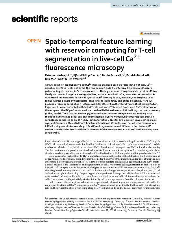 (PDF) Spatio-temporal feature learning with reservoir computing for T ...