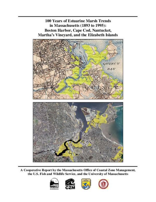 (PDF) 100 Years of Estuarine Marsh Trends in Massachusetts (1893 to ...