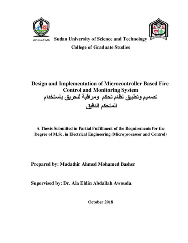 (PDF) Design and Implementation of Microcontroller Based Fire Control ...