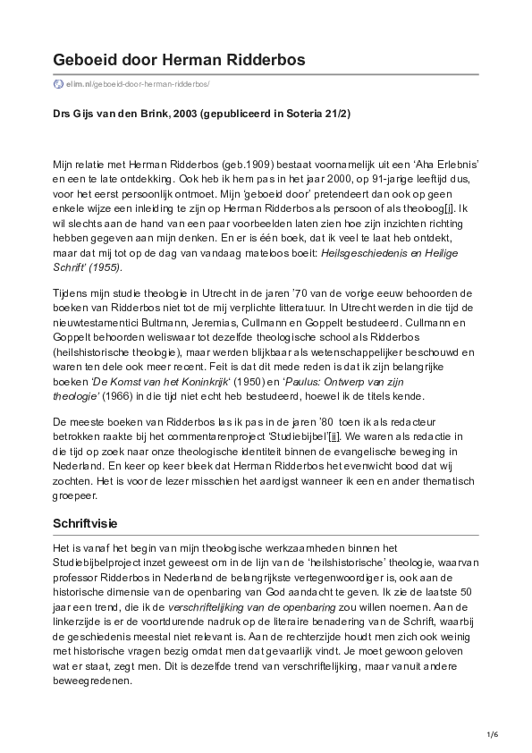(PDF) Geboeid door Herman Ridderbos