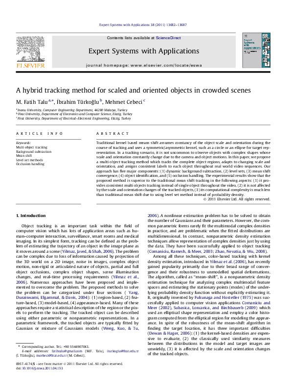 (PDF) A hybrid tracking method for scaled and oriented objects in ...