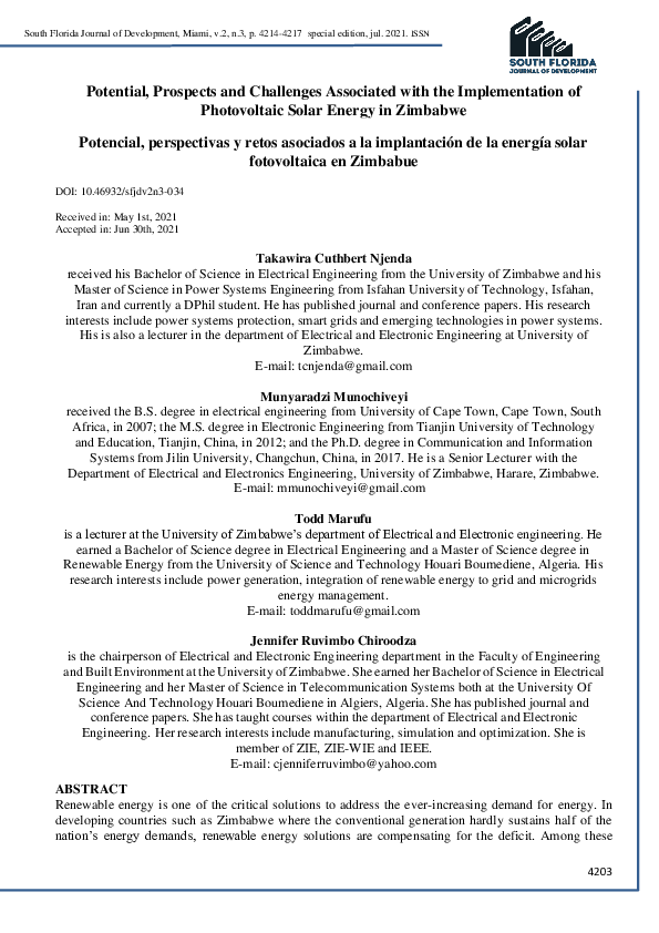 (PDF) Potential, Prospects and Challenges Associated with the ...