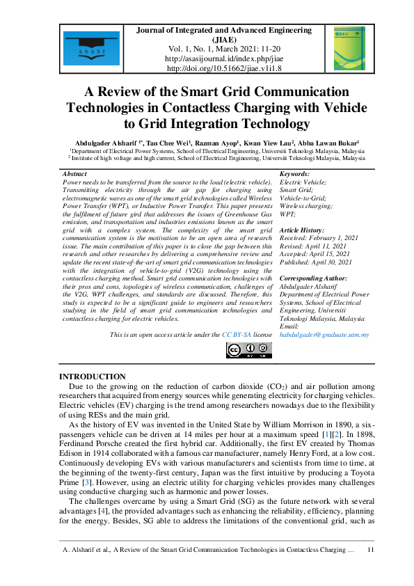 (PDF) A Review of the Smart Grid Communication Technologies in ...