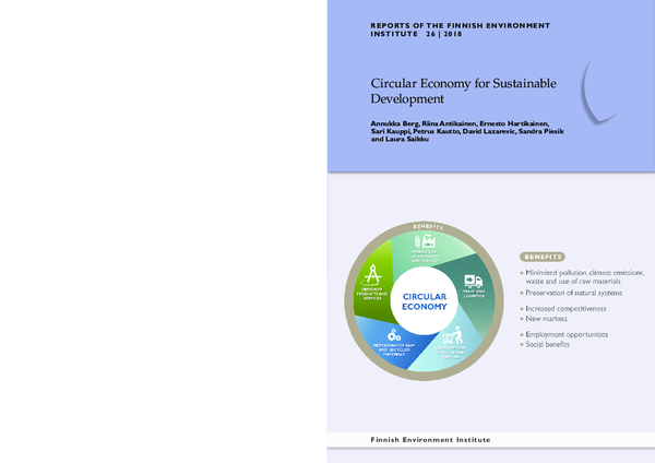 (PDF) Circular Economy for Sustainable Development