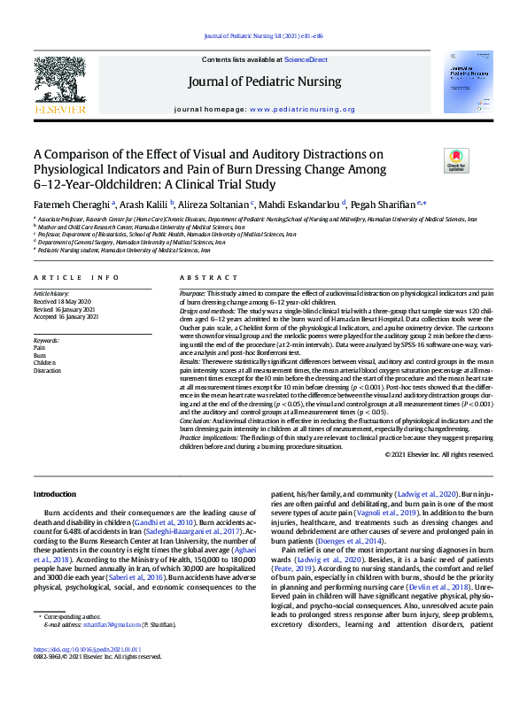 (PDF) A comparison of the effect of visual and auditory distractions on ...