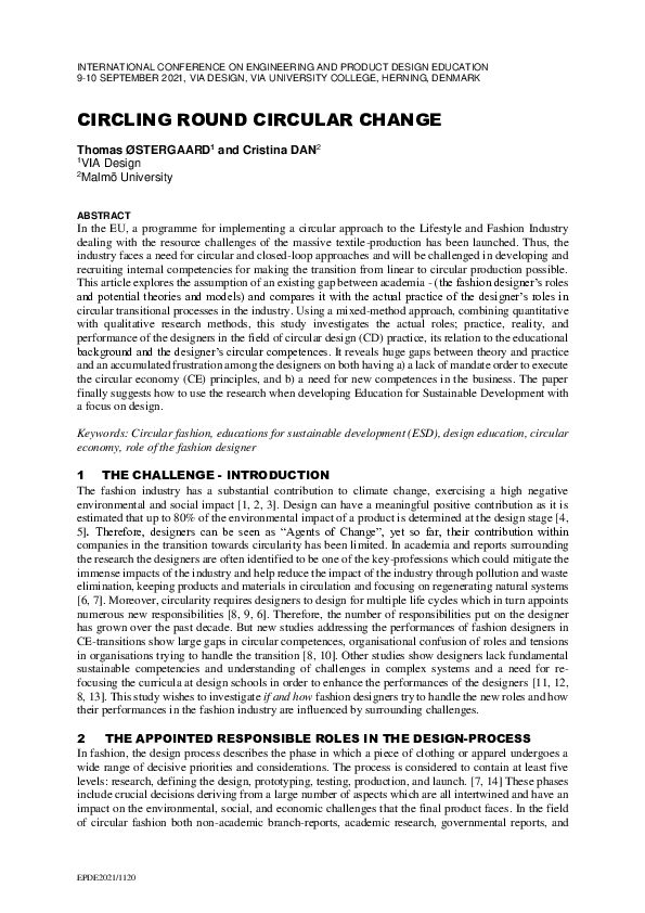 (PDF) Circling Round Circular Change