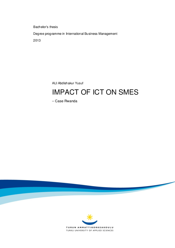 (PDF) Impact of Ict on Smes