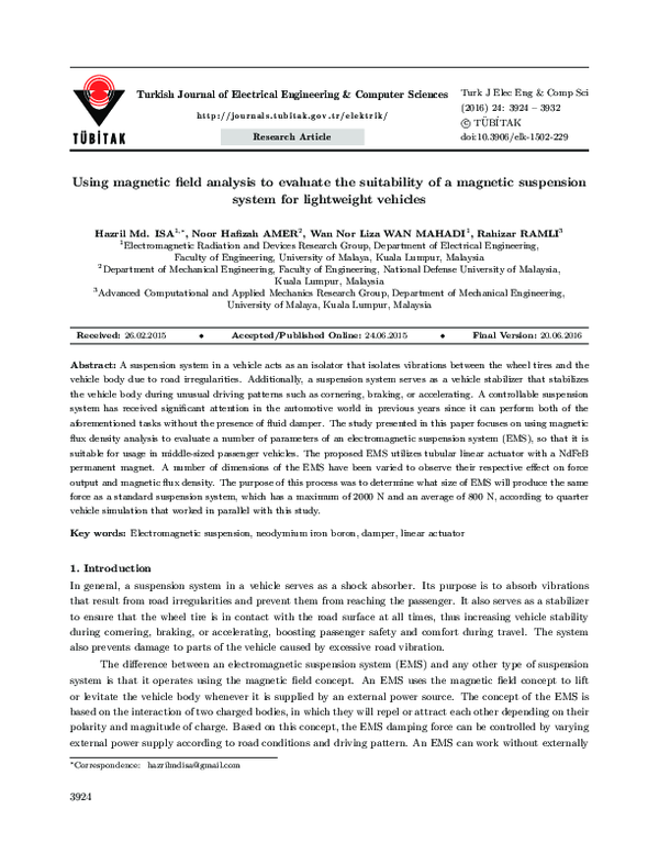 (PDF) Using magnetic field analysis to evaluate the suitability of a ...