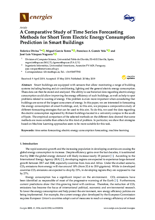 (PDF) A Comparative Study of Time Series Forecasting Methods for Short ...