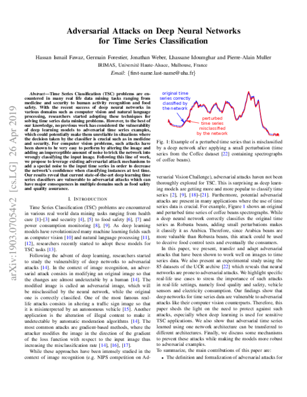 (PDF) Adversarial Attacks on Deep Neural Networks for Time Series ...