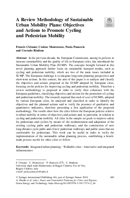 (PDF) A Review Methodology of Sustainable Urban Mobility Plans ...