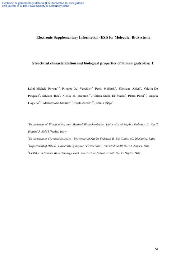 (PDF) Structural Characterization and Biological Properties of a ...