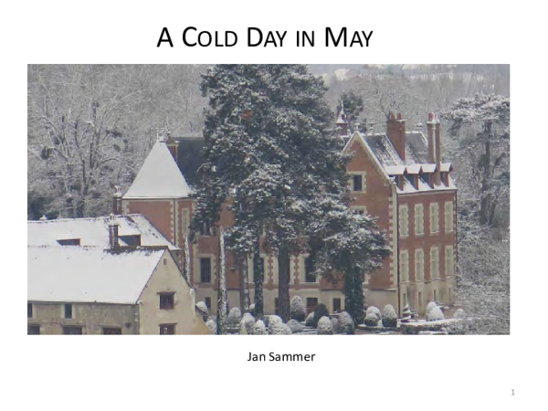 (PDF) A COLD DAY IN MAY - presentation slides