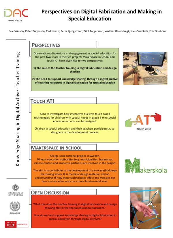 (PDF) Perspectives on Digital Fabrication and Making in Special Education